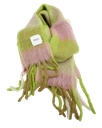 MOMENT - GREEN AND PINK "ELENA" SCARF