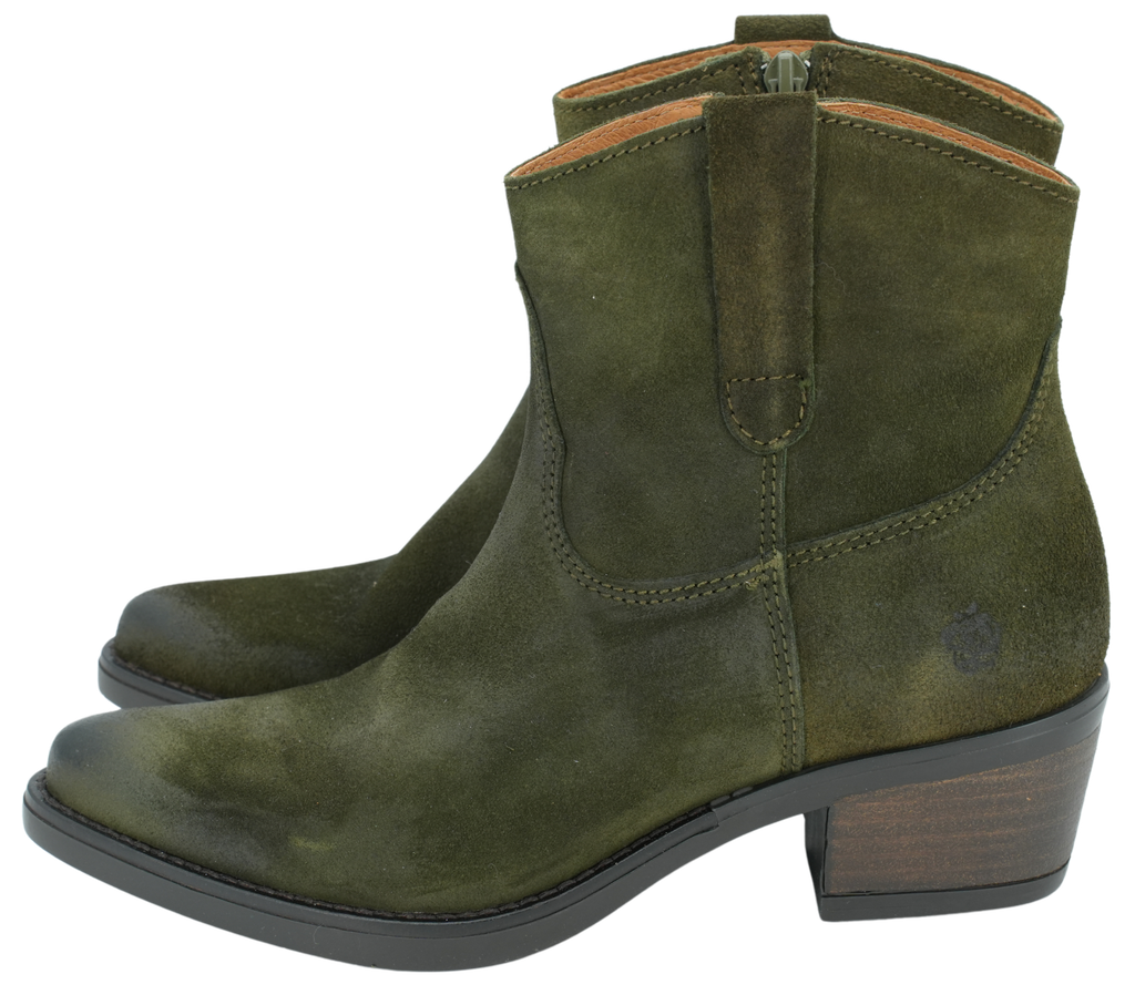 APPLE OF EDEN - KAKI WESTERN BOOTS