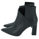 BRUNO PREMI - BOOTS À TALONS NOIR ASYMÉTRIQUE