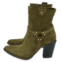 MJUS - BOTTINES WESTERN FLORA KHAKI