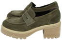 FAIRE - KHAKI HEELED MOCCASINS