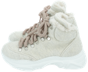 PRIMABASE - MET BONT GEVULDE GRIJZE WOLLEN SNEAKERS