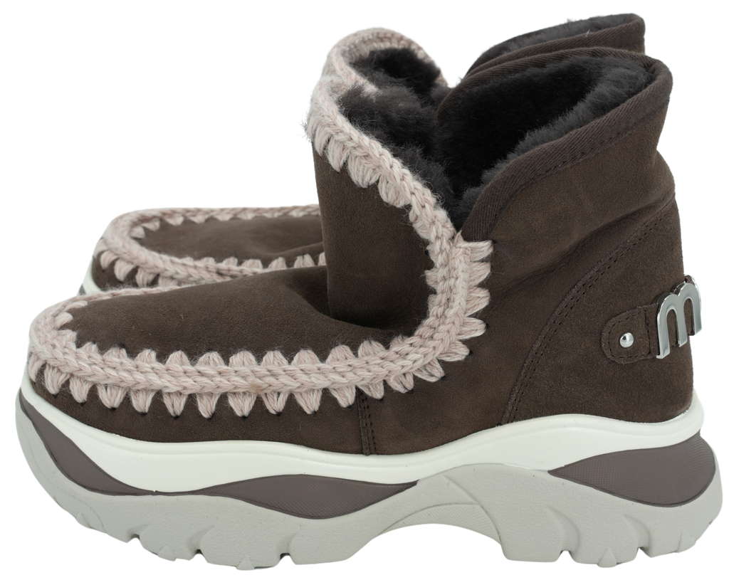 MOU - BOOTS FOURRÉES "CHUNKY ESKIMO" BRUNES