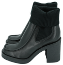 EXIT - BOTTINES NOIRES CHAUSSETTES