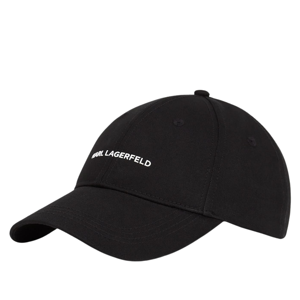 KARL LAGERFELD - BLACK CAP "K/ESSENTIAL"