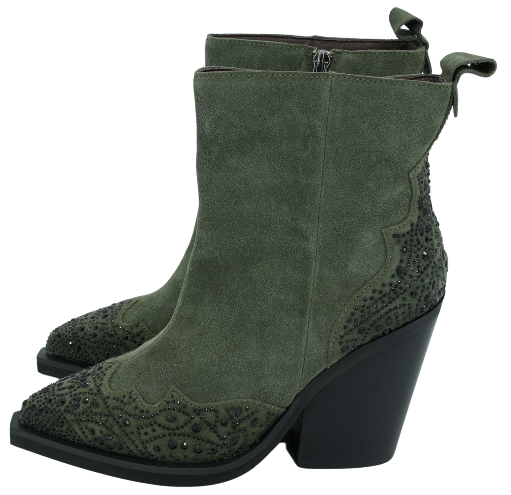 ALMA EN PENA - BOOTS WESTERN KAKI (36)