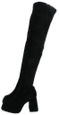 ALMA EN PENA - BLACK THIGH HEEL BOOTS