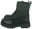 ELVIO ZANON - BOOTS NOIRES ET VERTES