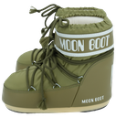 MOON BOOT - ICON LOW KHAKI NYLON BOOTS