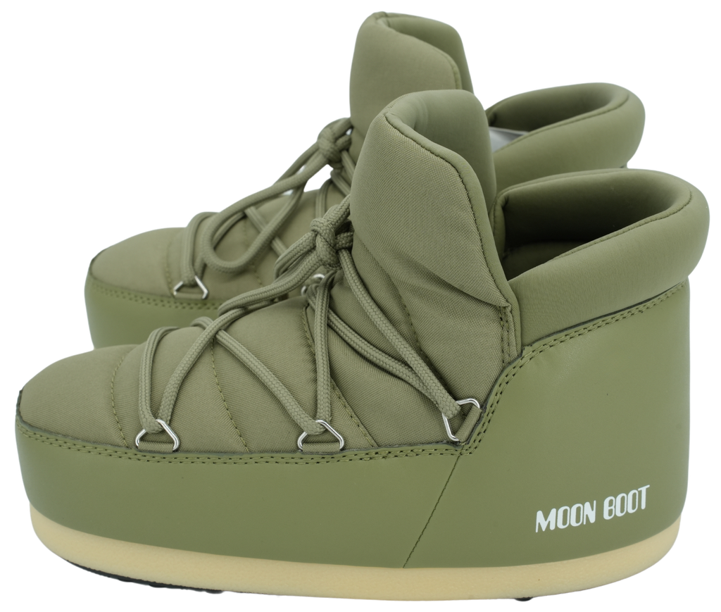 MOON BOOT - EVX KHAKI NYLON PUMPS BOOTS