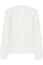 KAFFE - BLOUSE "KANINNA" BLANCHE