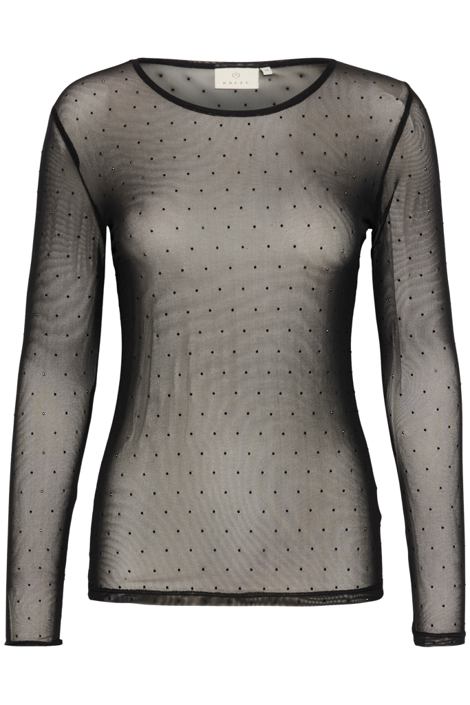 KAFFE - T-SHIRT "KADORIANA" NOIR