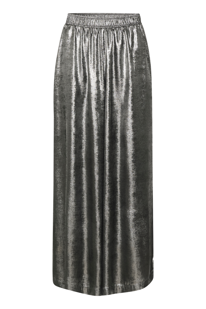 KAFFE - PANTALON "KALORINA" ARGENTÉ