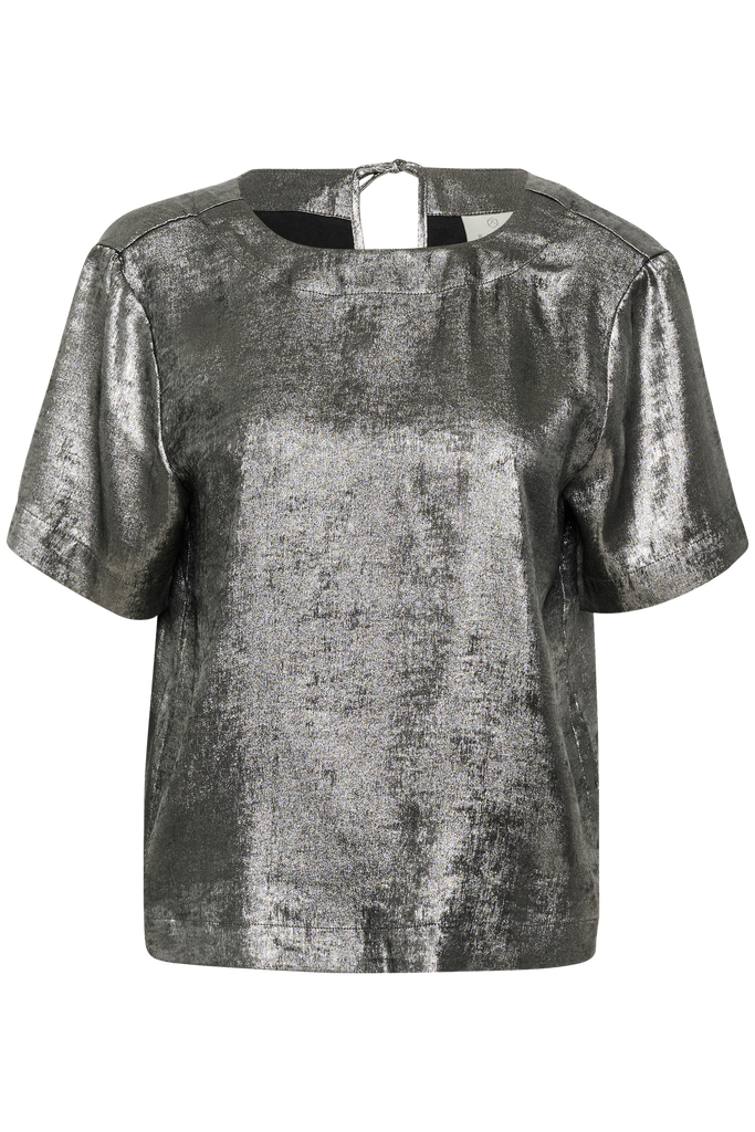 KAFFE - SILVER "KALORINA" BLOUSE