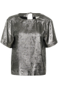 KAFFE - SILVER "KALORINA" BLOUSE