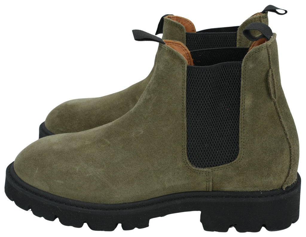 SCHMOOVE - KHAKI CHELSEA BOOTS