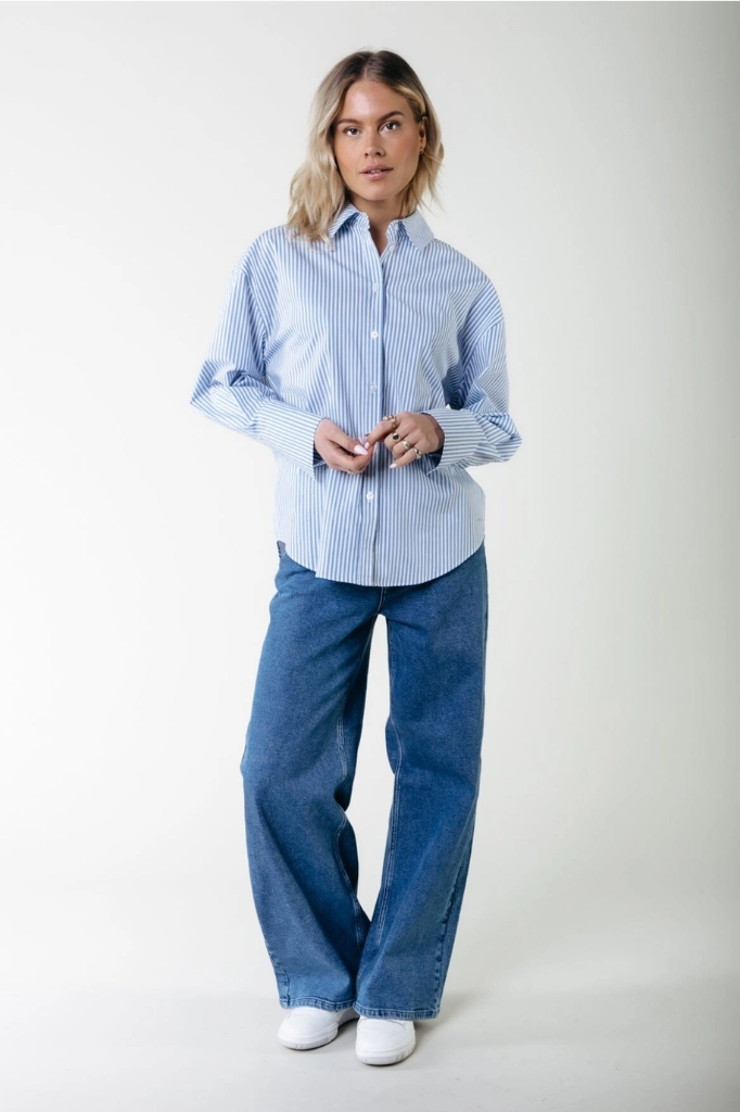 COLOURFUL REBEL - JEANS "GAIAS" BLEU FONCÉ