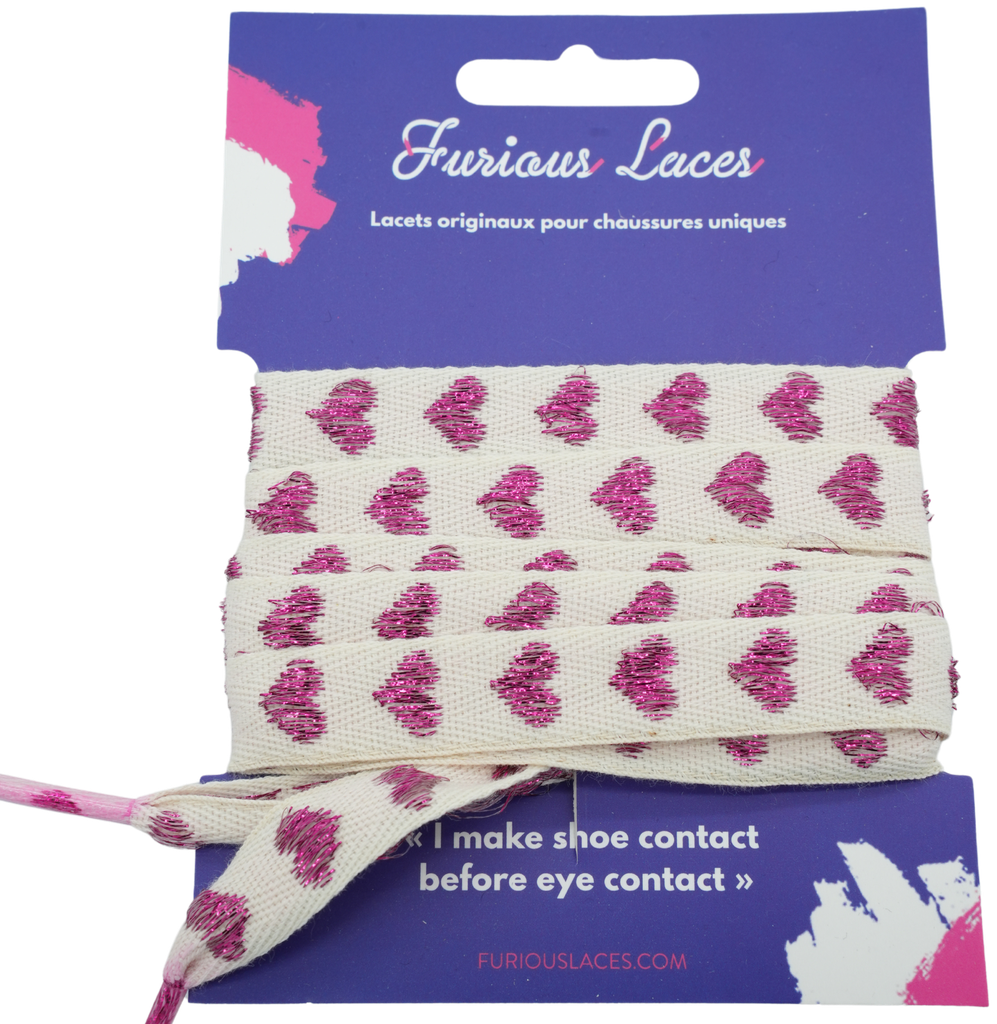 FURIOUSLACES - LINNEN VETERS (Rose)