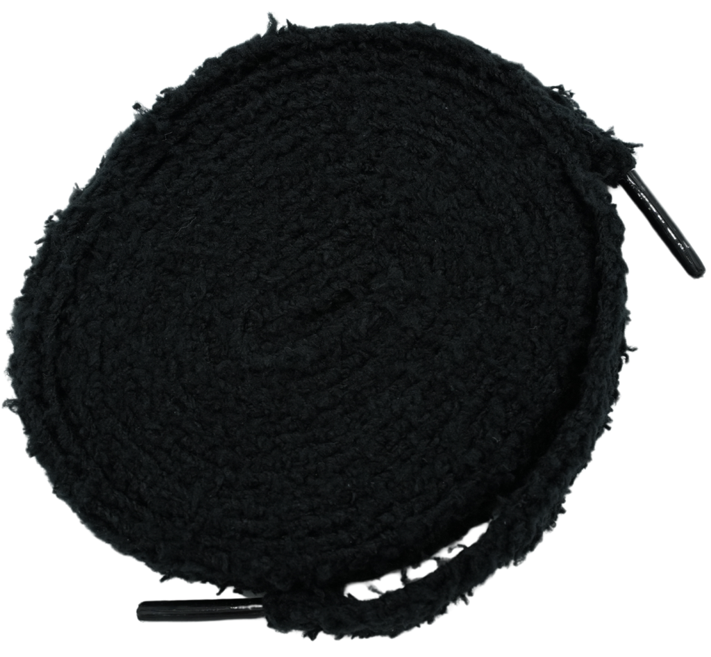 SLAACE - FLACHE PLÜSCHSCHNÜRSENKEL 15 MM (Noir)