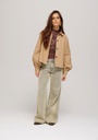 HARPER AND YVE - BEIGE AND LEOPARD "RYLEE" JACKET