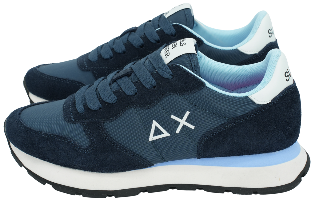 SUN68 - NAVY BLUE "ALLY SOLID" SNEAKERS