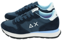 SUN68 - MARINEBLAUW "ALLY SOLID" SNEAKERS