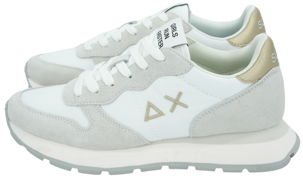 SUN68 - BASKETS "ALLY GOLD" BLANCHES