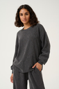 KAFFE - GREY "KAOLGA" BLOUSE