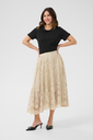 KAFFE - "KAVILJA" BEIGE SKIRT