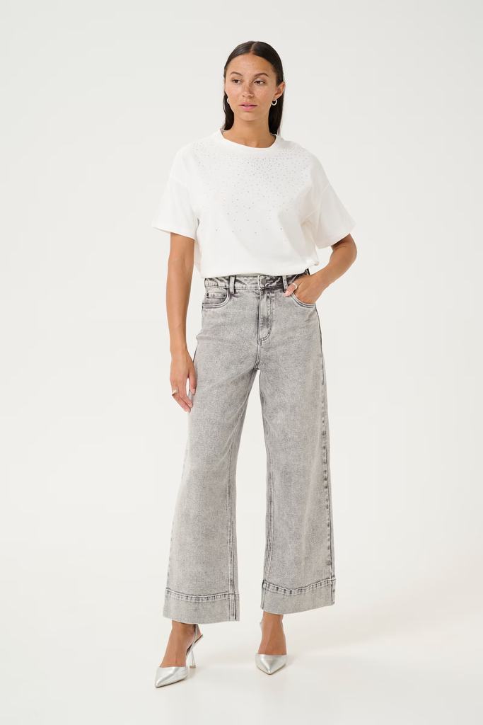 KAFFE - "KAAMELIA" GREY JEANS