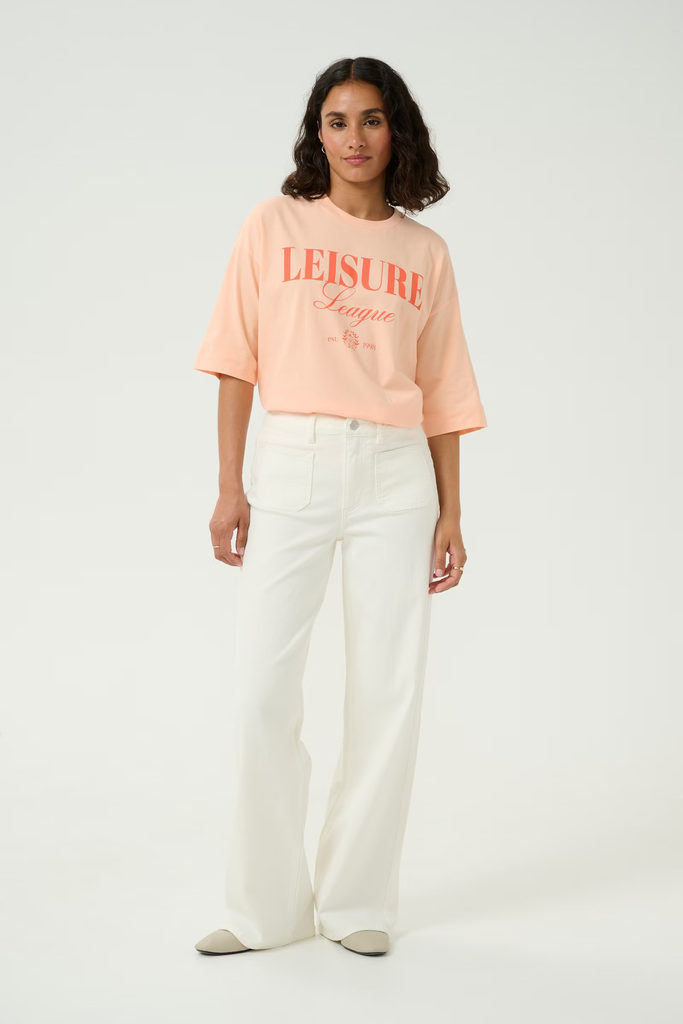 KAFFE - JEANS "KAKARLA" BEIGE