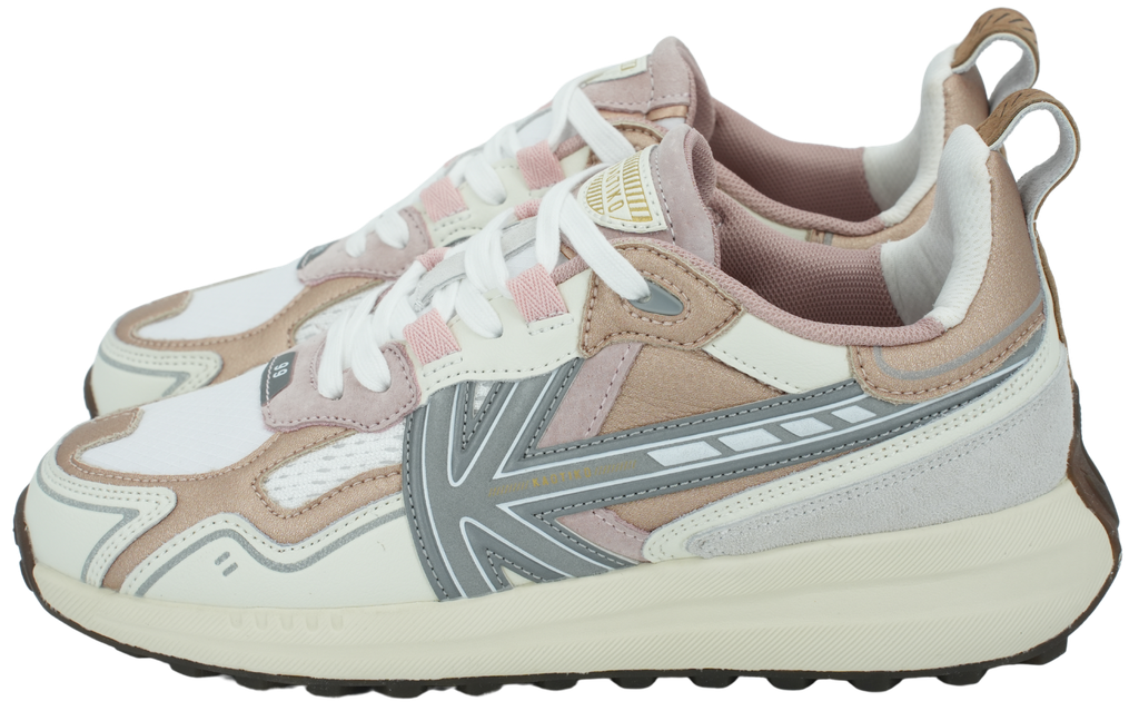 KAOTIKO - GOLDENE UND ROSA „DETROIT TECH“-SNEAKERS