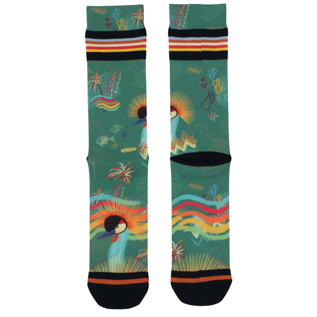 XPOOOS & AFNF - "SUNSET SAHARA" SOCKS