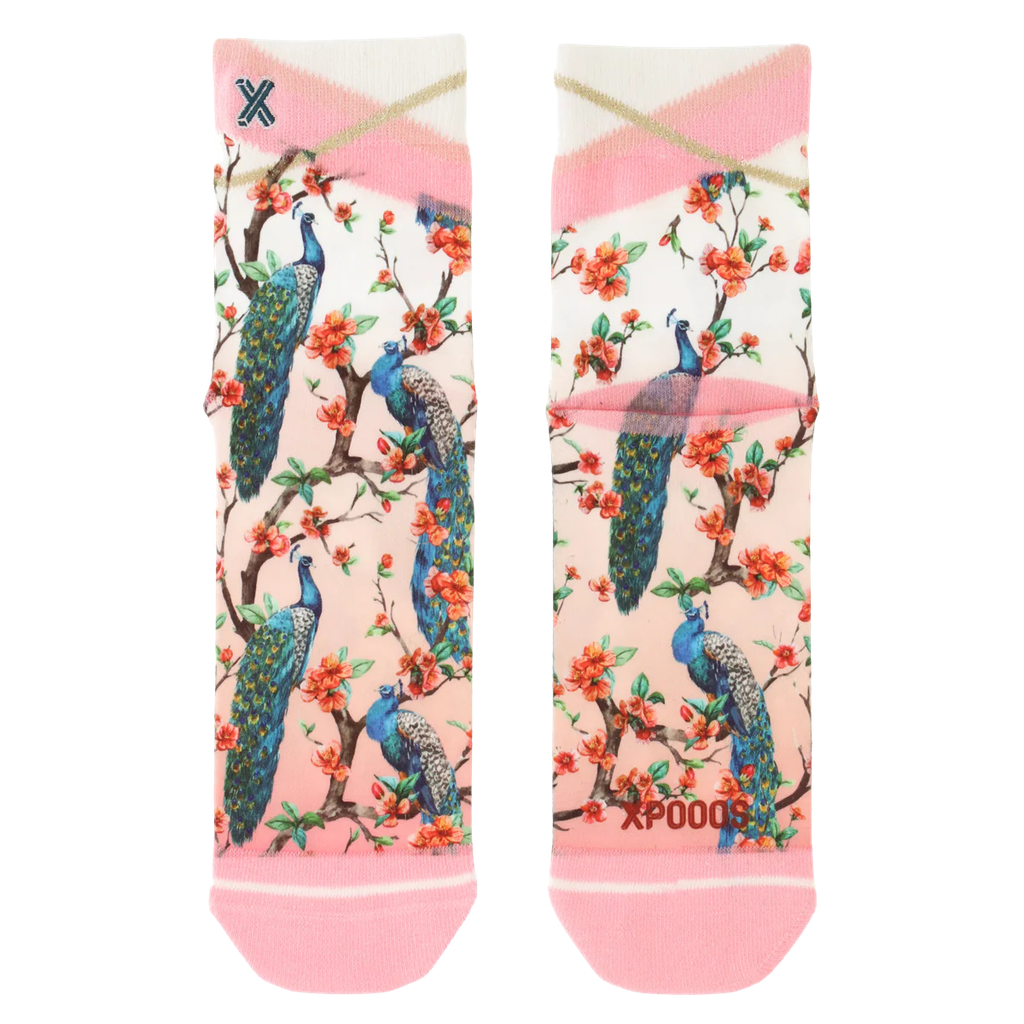 XPOOOS - CHAUSSETTES COURTES "PEACOCK"