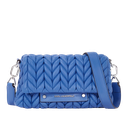 KARL LAGERFELD - "K/WEAVE" SHOULDER BAG ELECTRIC BLUE