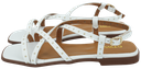 CTWLK - WITTE "FLUWELEN" SANDALEN