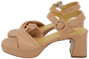 CTWLK - SANDALES À TALONS "ANKARA" BEIGES