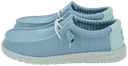 HEY DUDE - BLAUWE "WALLY STRETCH SOX" MOCASSINS