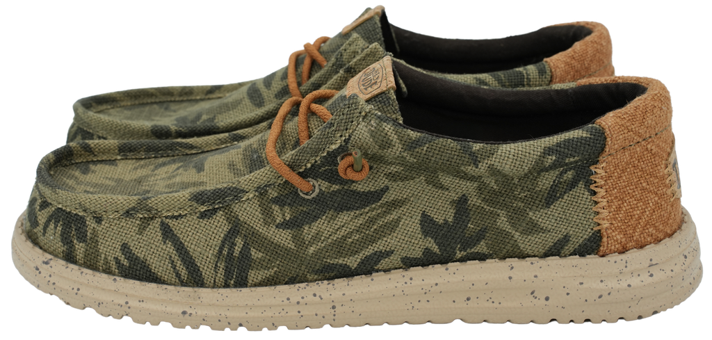 HEY DUDE - KHAKI “WALLY PALM JUTE” MOCCASINS