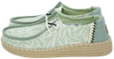 HEY DUDE - ESPADRILLES "WENDY RETRO PALM" VERTES MENTHES