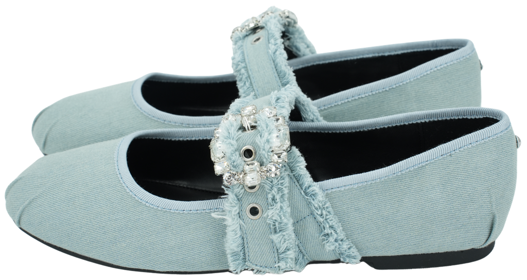 BUFFALO - "DAPHNE" JEANS BALLERINAS