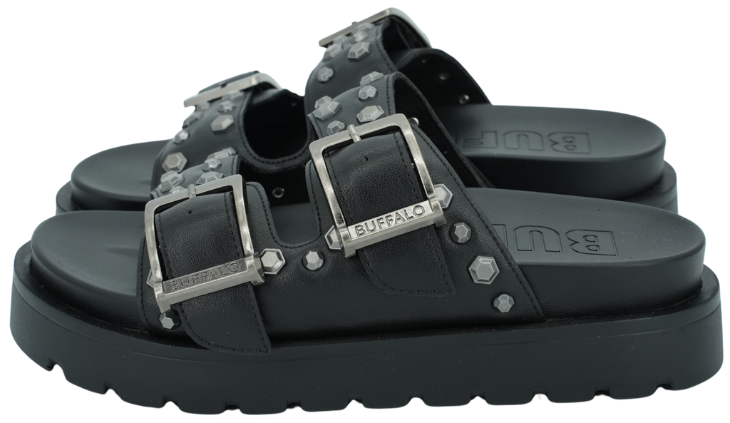 BUFFALO - SANDALES "RAYA ARI STUD" NOIRES