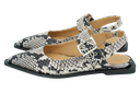 TORAL - "LELLA" SNAKE BALLERINAS