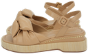 BRUNO PREMI - BEIGE PLATEAU-SANDALEN