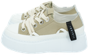 INUIKII - BEIGE "MATILDA LOW" SNEAKERS
