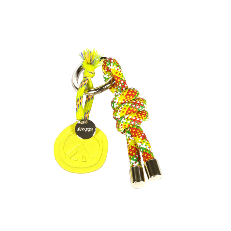 CRAIE STUDIO - "SQUARE" ROPE KEYCHAIN (Jaune)