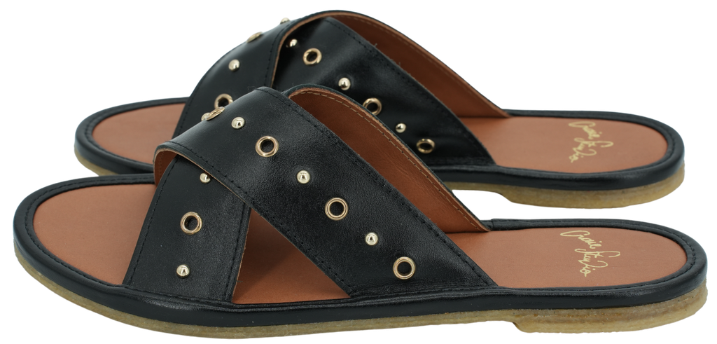 CRAIE STUDIO - SCHWARZE „INFINITI“ SANDALEN (36)