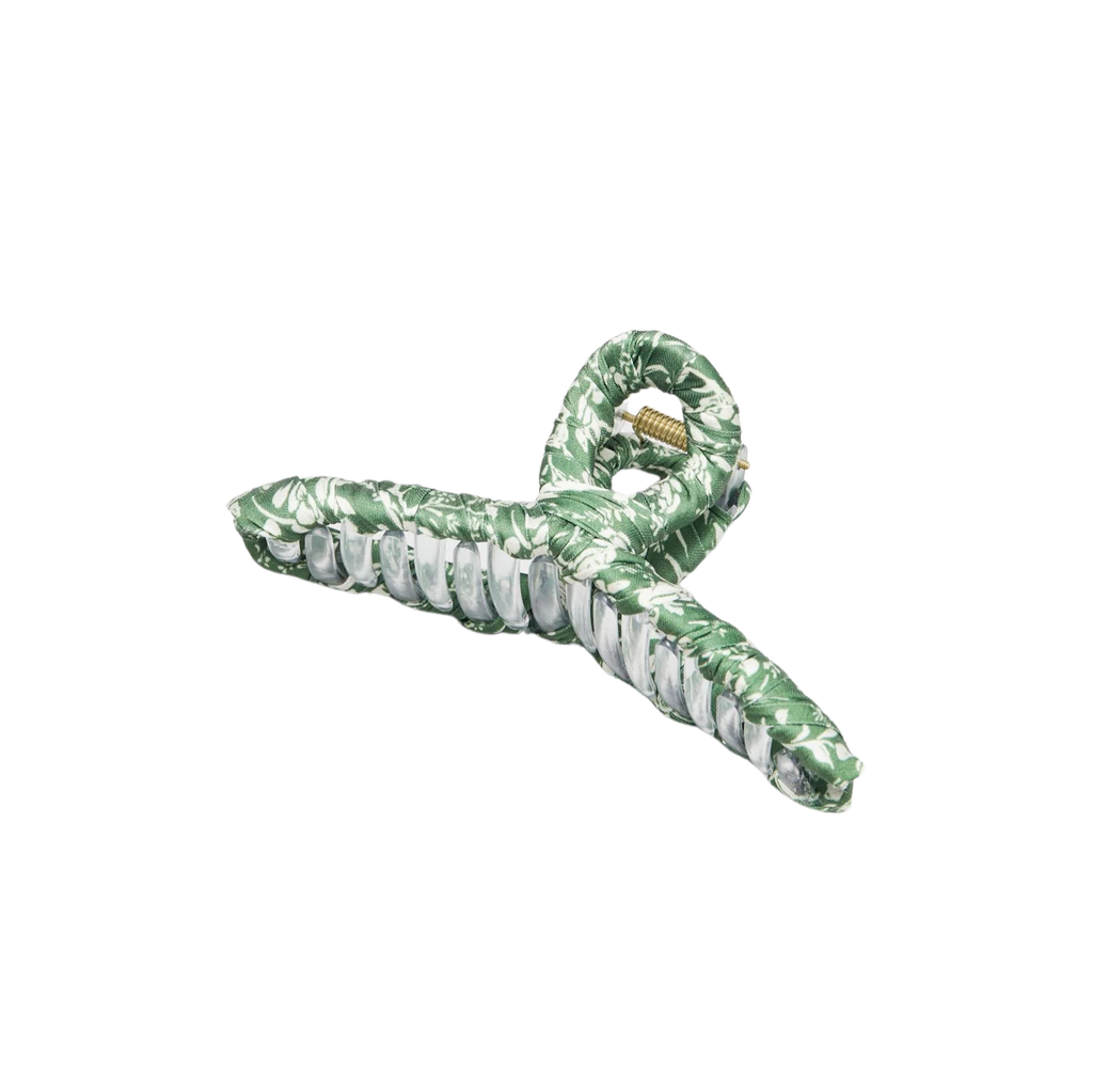 BECKSÖNDERGAARD - PINCE À CHEVEUX À FLEURS "CELABRINA" (Vert)