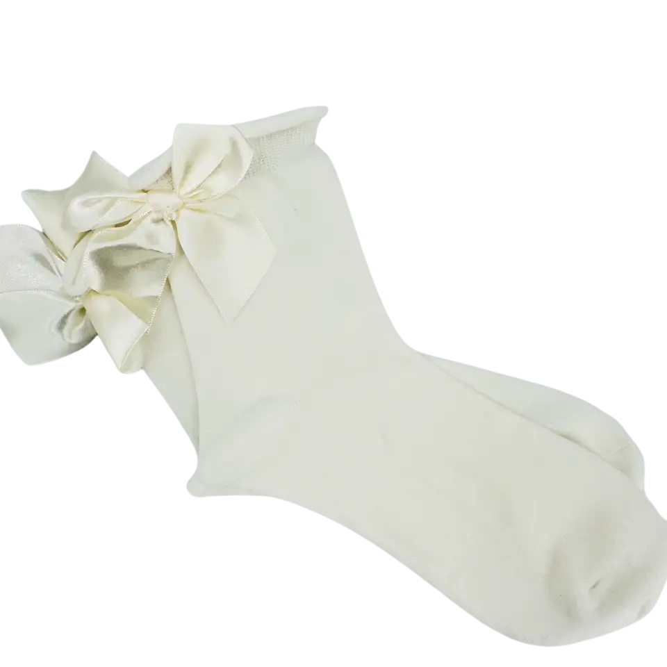 SOCKETTE - OFF-WHITE SOKKEN MET STRIK