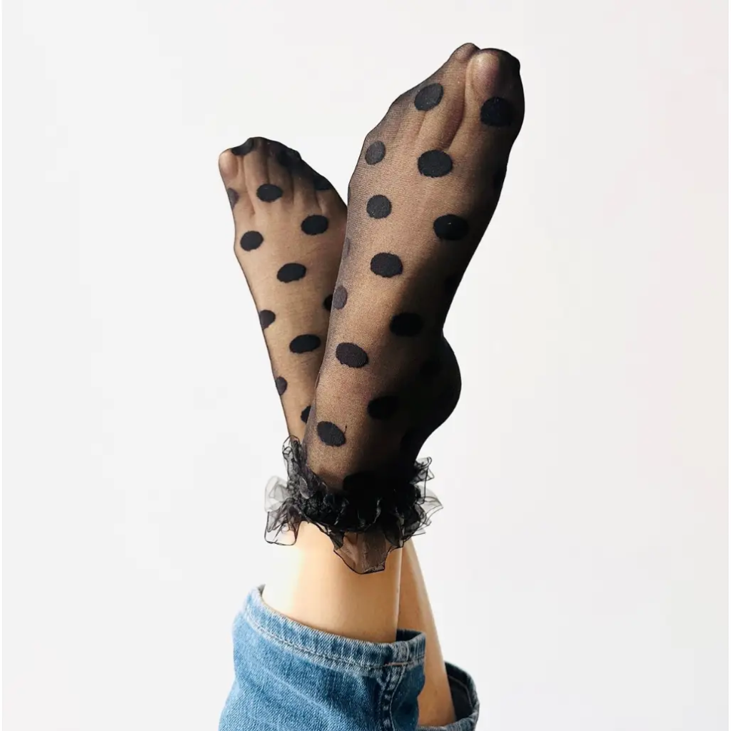 SOCKETTE - POLKA DOT "TUTUS" SOKKEN